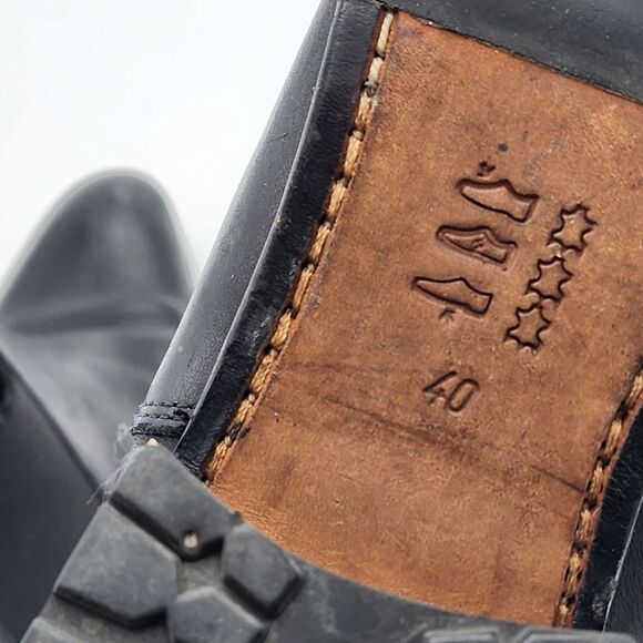 Eric Filliat HTF Chelsea Ankle Black Leather Boots Men's Size 40 EU - Picture 8 of 9